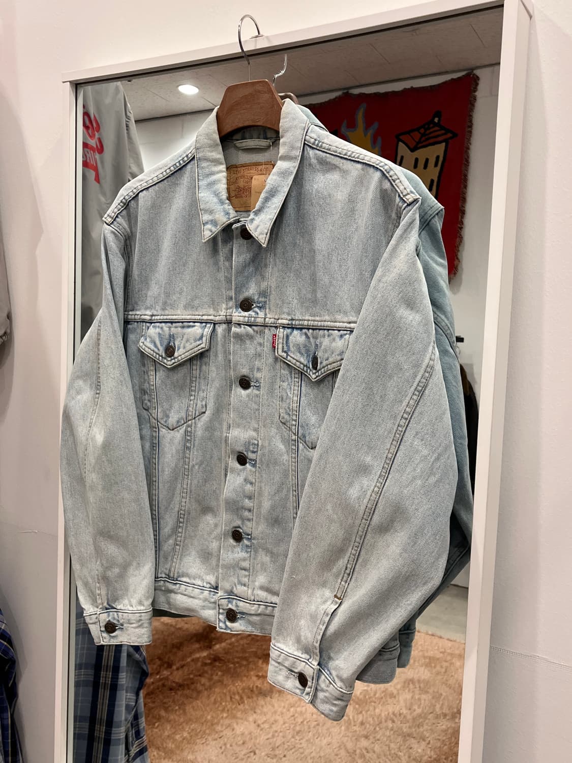 90s Levis 리바이스 70503 데님 트러커 자켓 상품이미지1