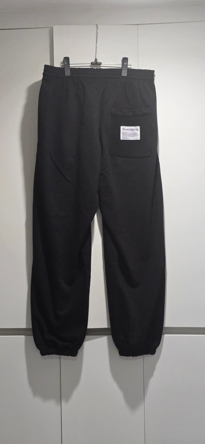 새상품) 네이머클로징 와이드 조거팬츠 블랙 L 상품이미지2