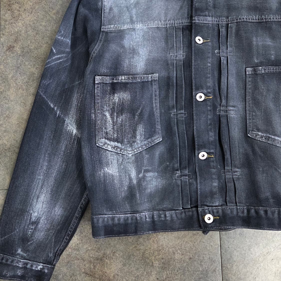 빈티지 데님 자켓 상품이미지4