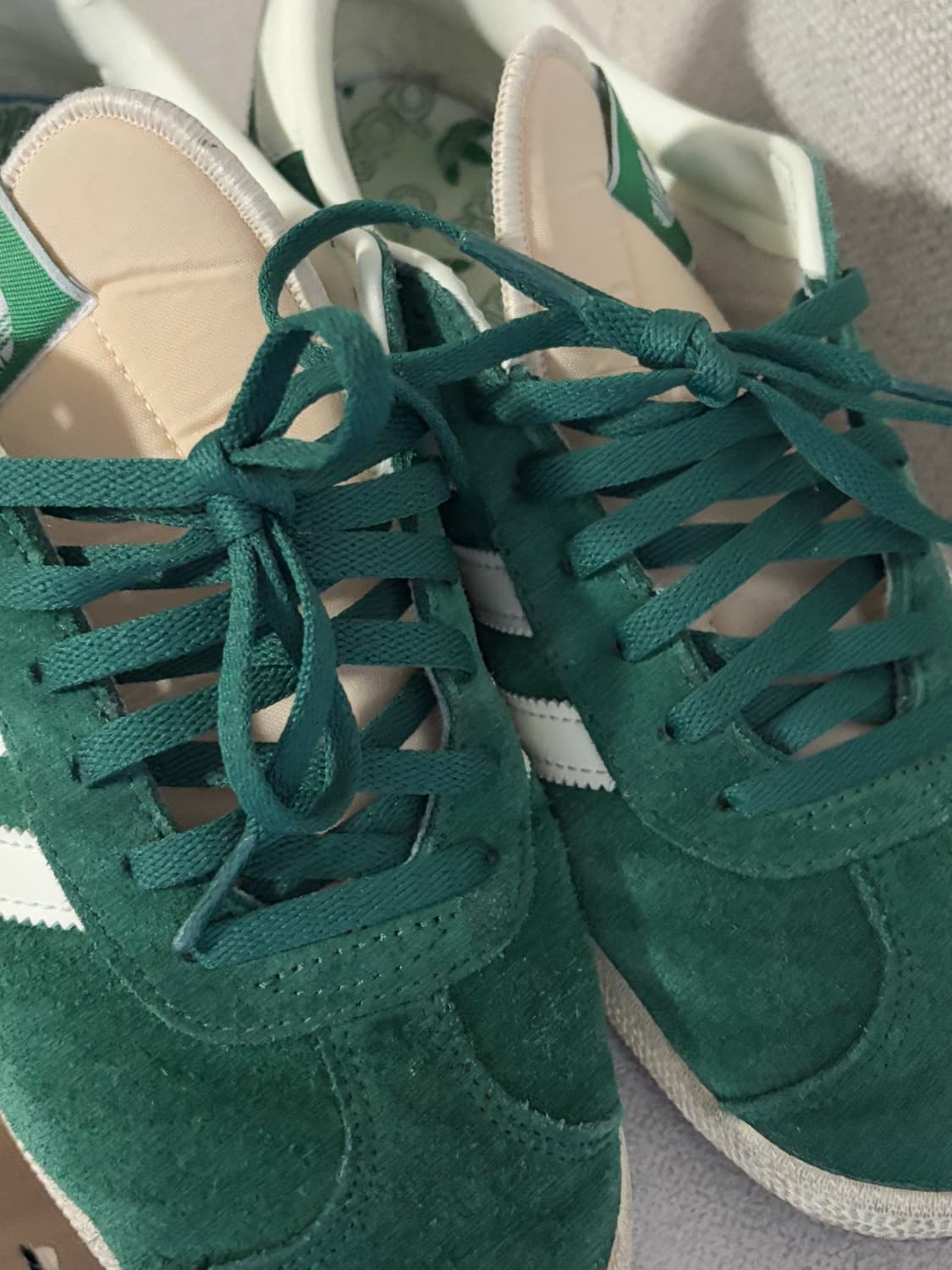 (250) 아디다스 가젤 다크 그린 크림 화이트 상품이미지7