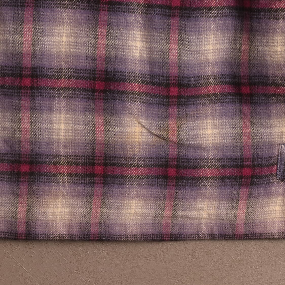 90's 헤비 플란넬 체크 자켓 A1451 상품이미지5