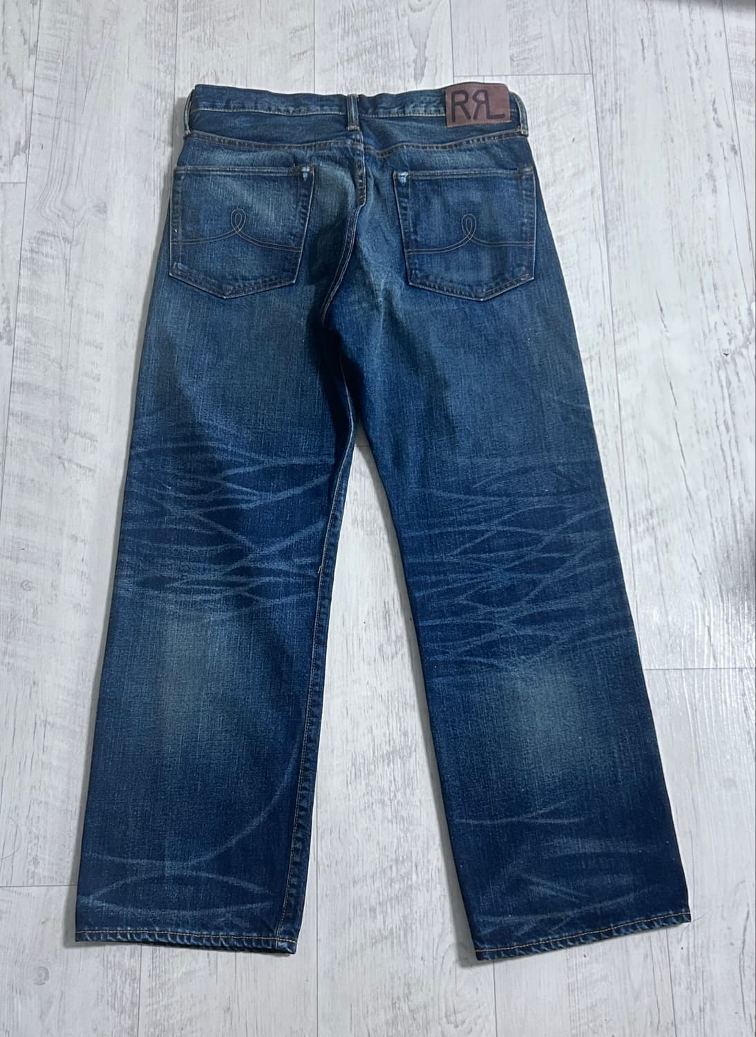 RRL 빈티지 파이브 포켓 기빈스 워싱 데님 32x30 상품이미지2