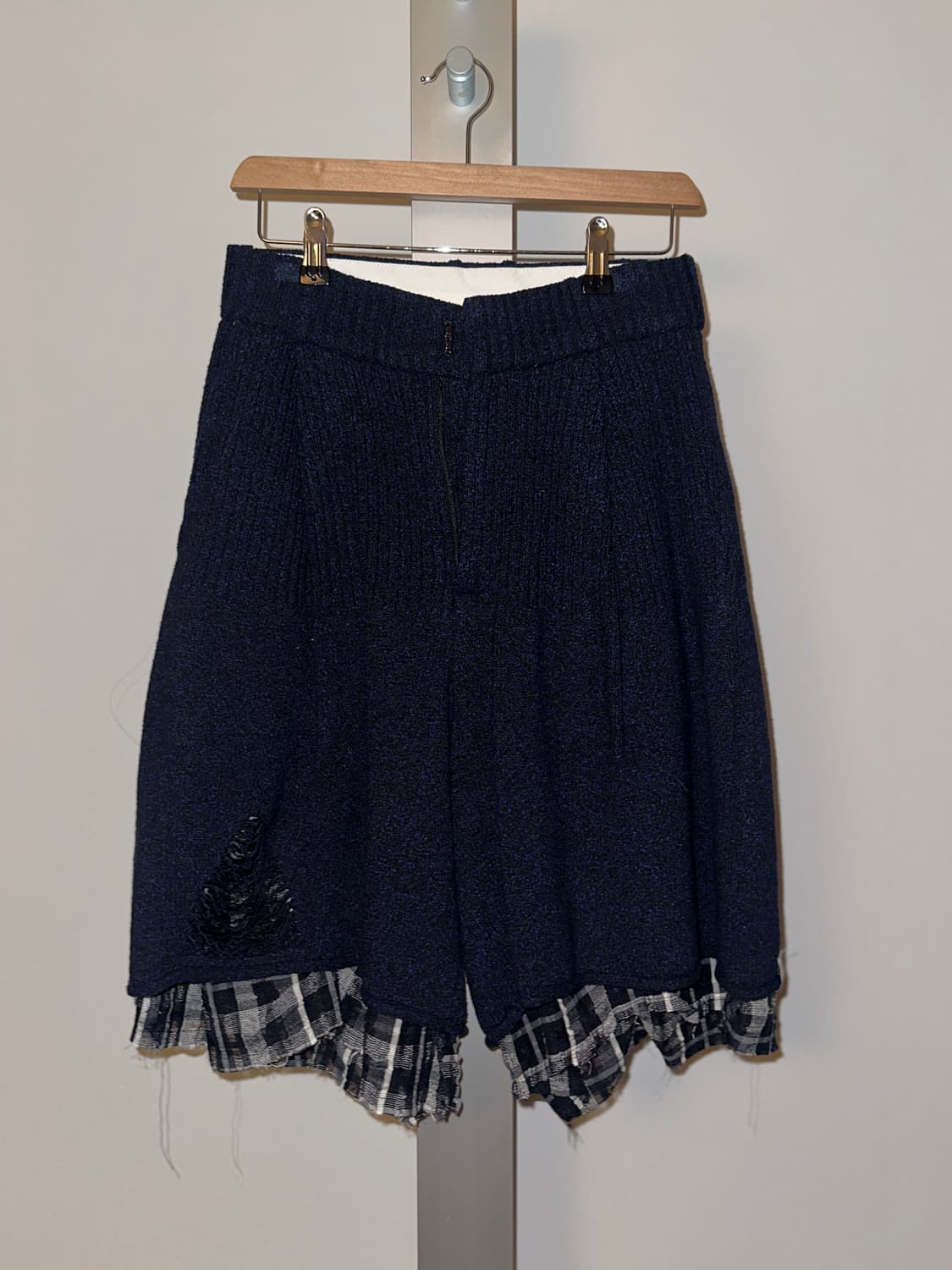 앤더슨벨 니트 팬츠 네이비 0 상품이미지1