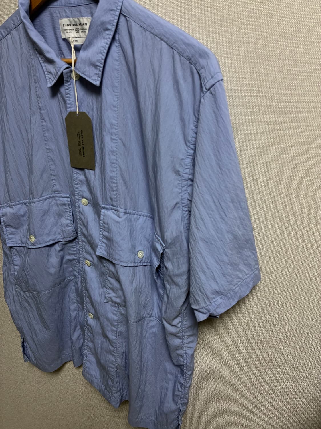 엔즈앤드민즈 25ss corfu shirts 셔츠 sax 컬러 L사이즈 상품이미지5