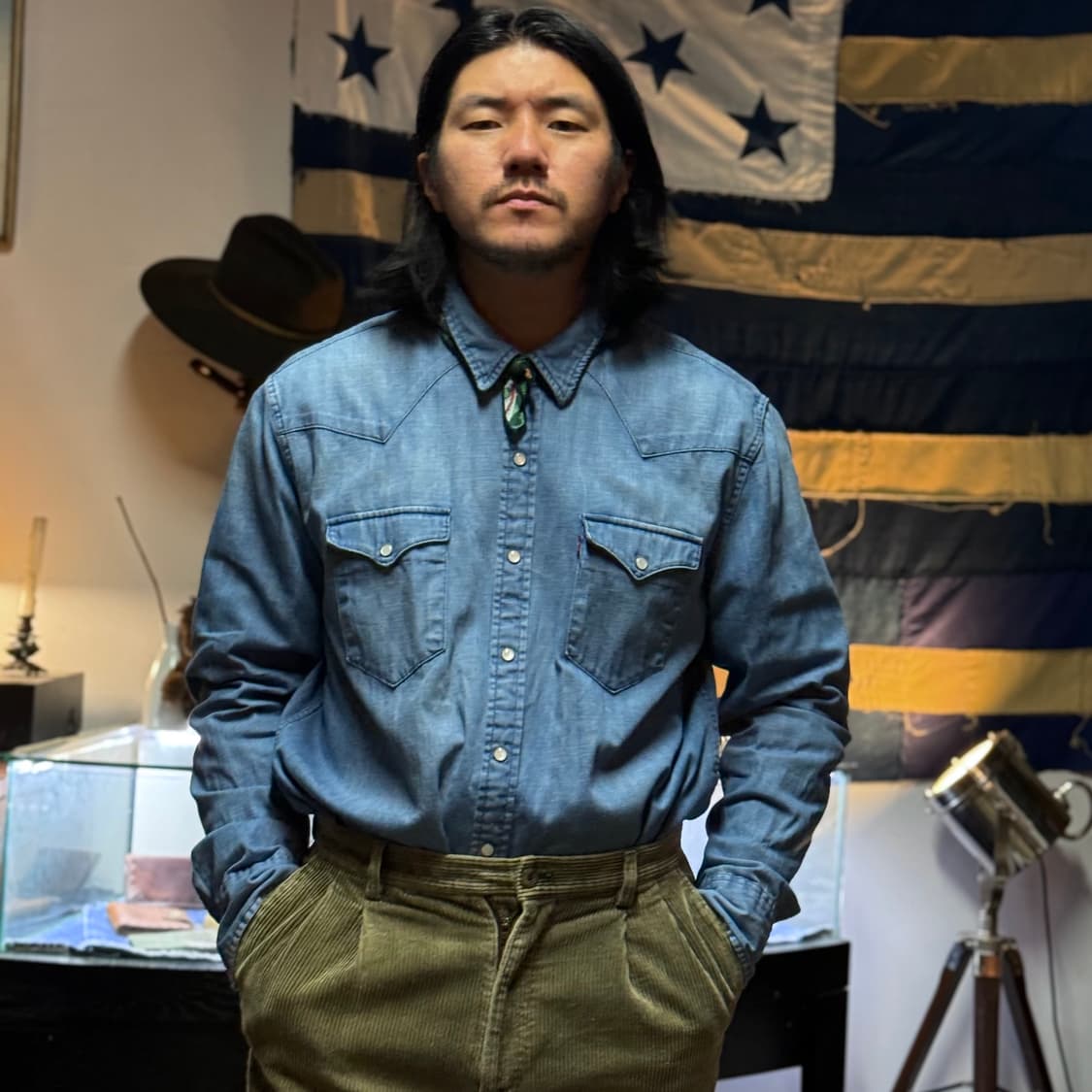 리바이스 데님 웨스턴 셔츠 XL 상품이미지6