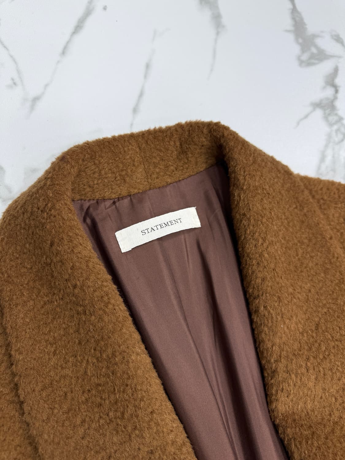 스테이트먼트 벨티드 로브 코트 상품이미지3