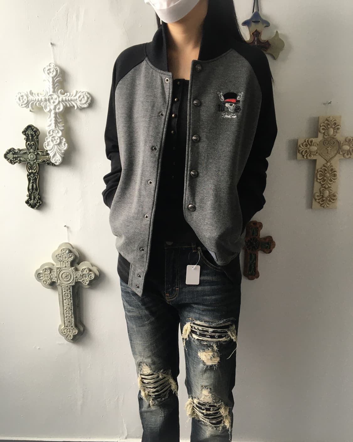 Skull patch jacket 상품이미지7