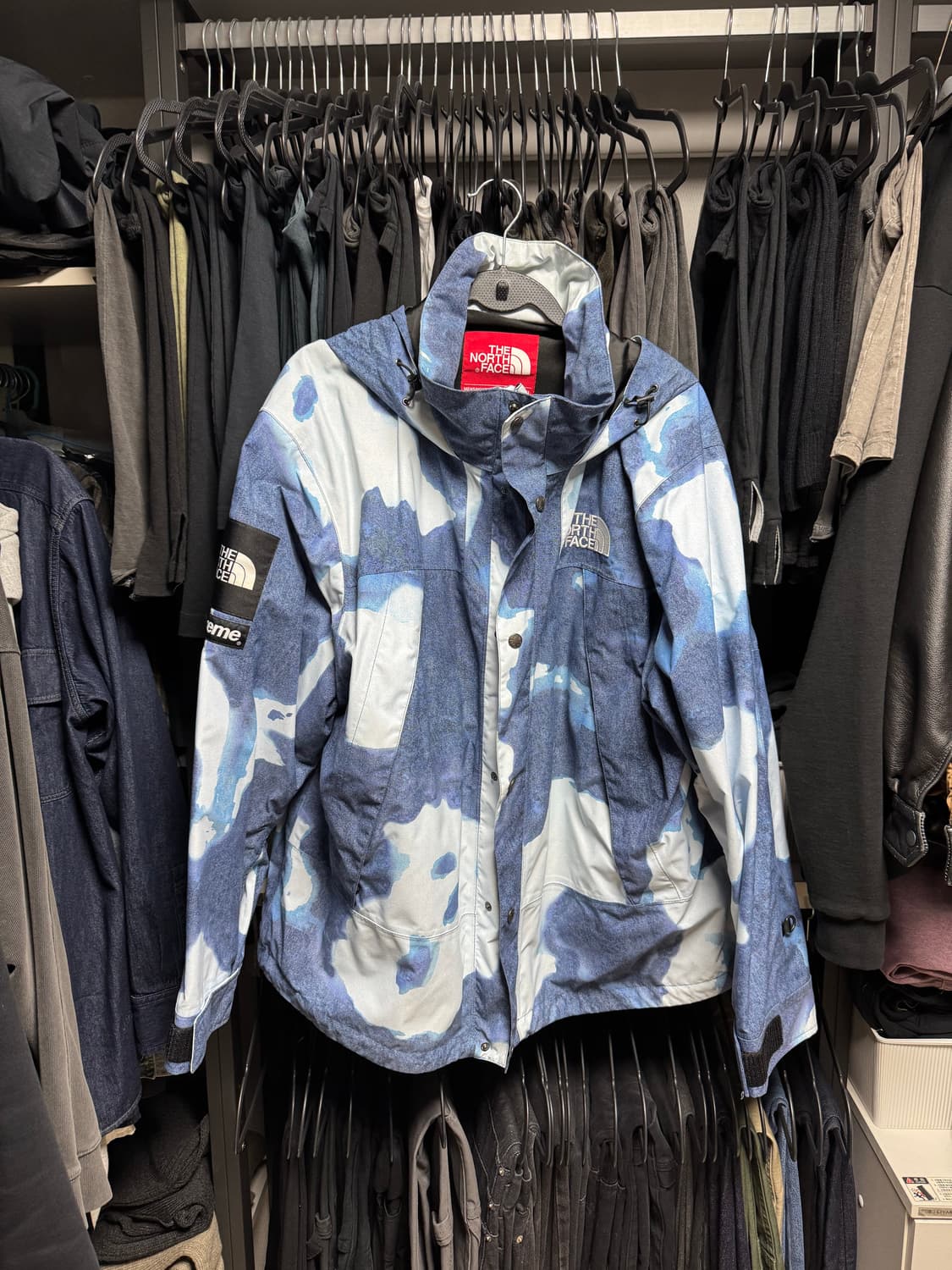 슈프림 노스페이스 블리치드 자켓 xl 상품이미지1