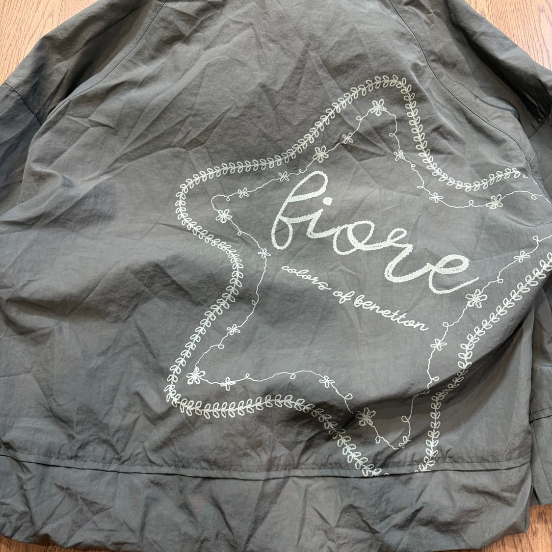 베네통 백 스타 프린팅 롤업 나일론자켓 상품이미지5