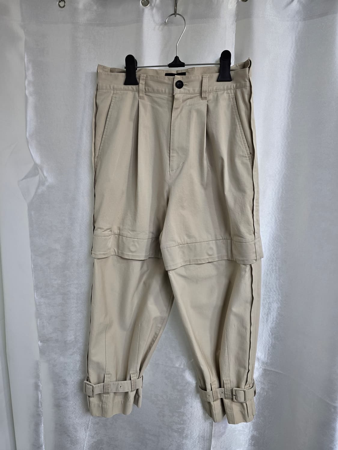 HARE 베이지 버클 디테일 면바지 (1829) 상품이미지1