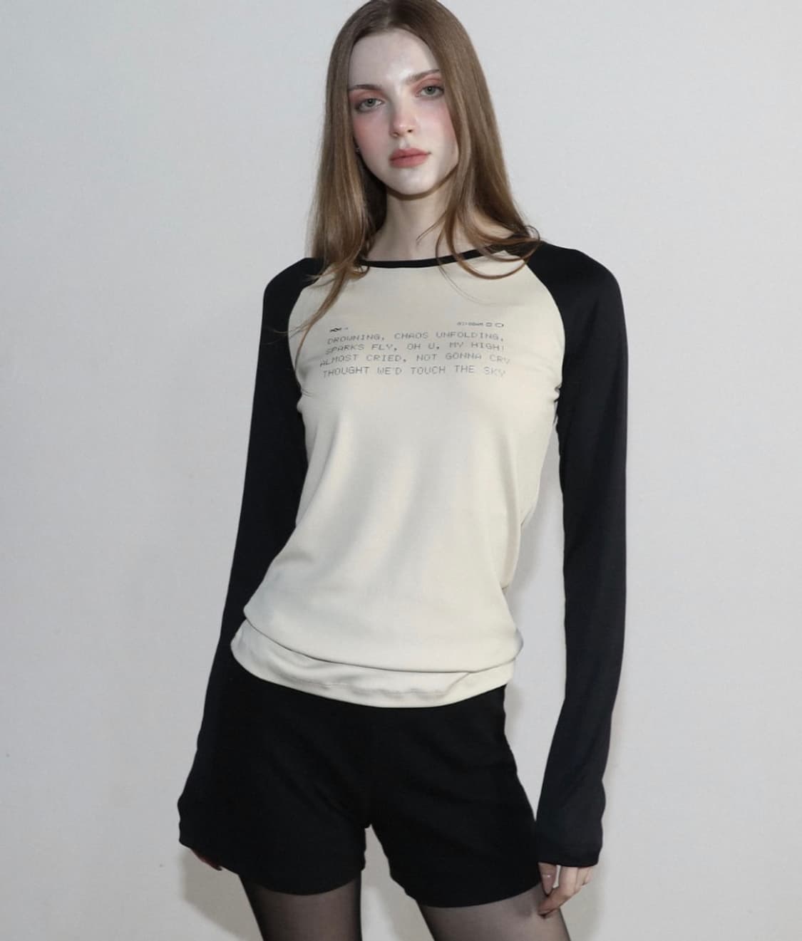 매고렌서울 Drowning 루즈핏 레글런 롱슬리브 베이지 상품이미지1