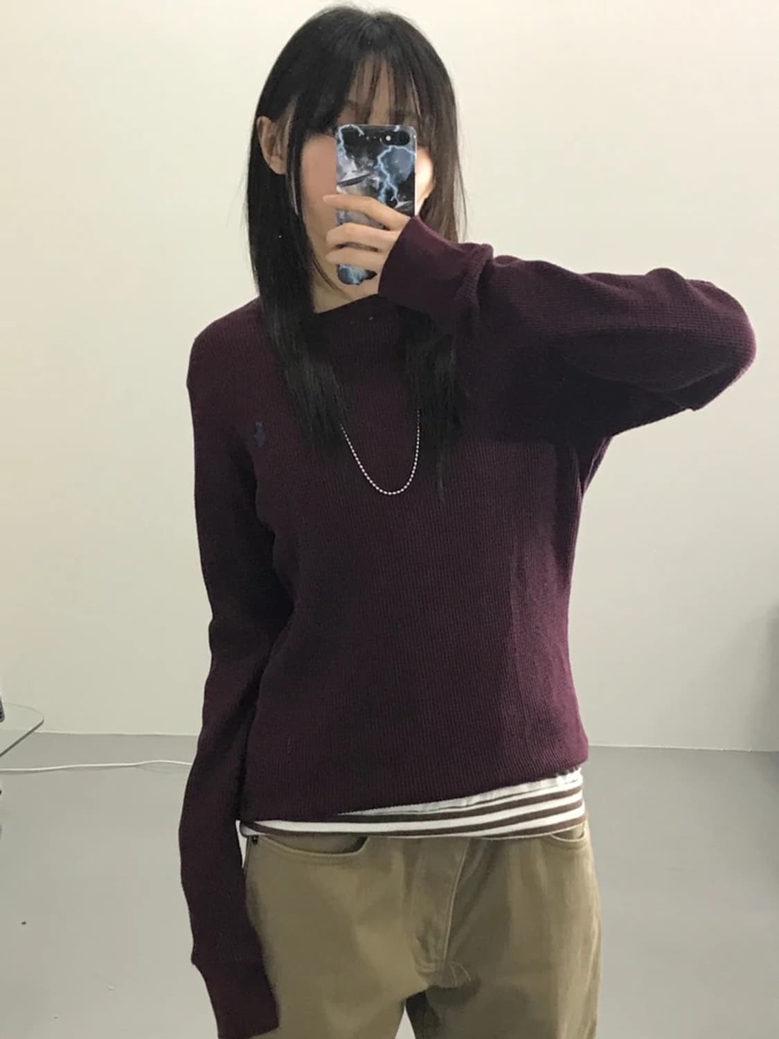 Polo Ralph Lauren Waffle Thermal Longsle 상품이미지1