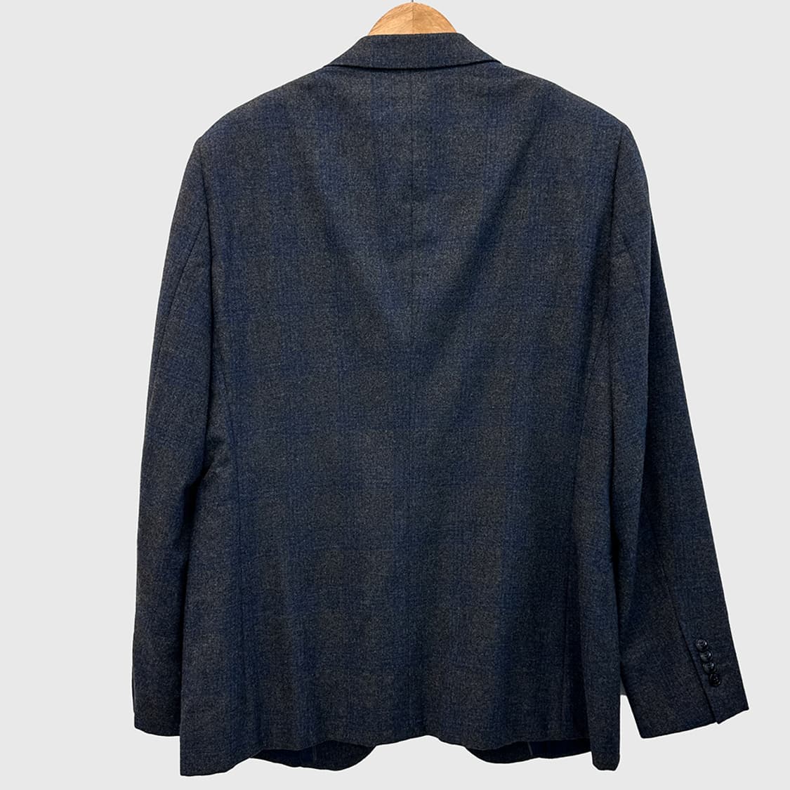 조르지오 아르마니 울 캐시미어 체크 블레이저 자켓 국내 매장판 남성 54 상품이미지4