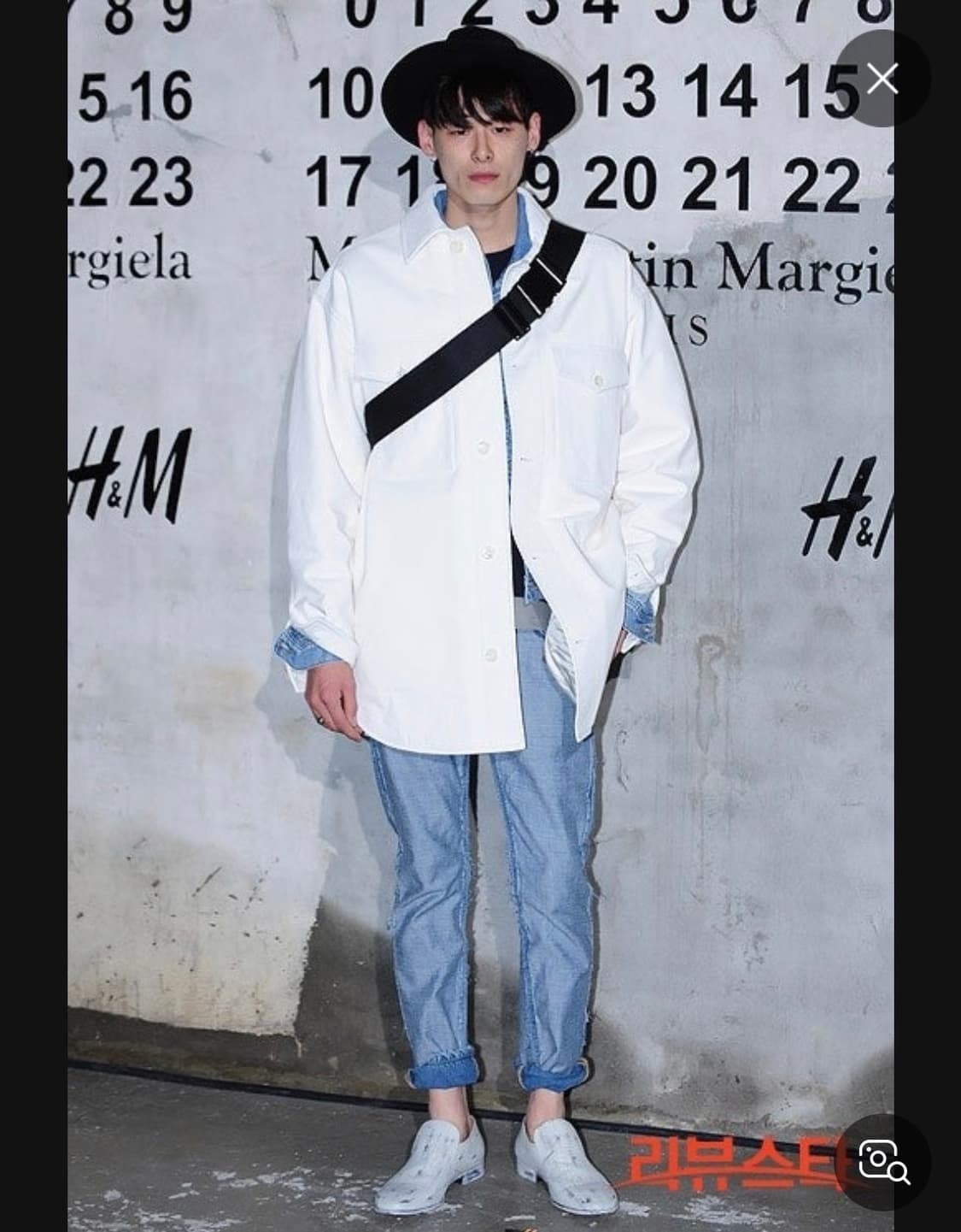 마르지엘라 x h&m 페이크레더 자켓 상품이미지1