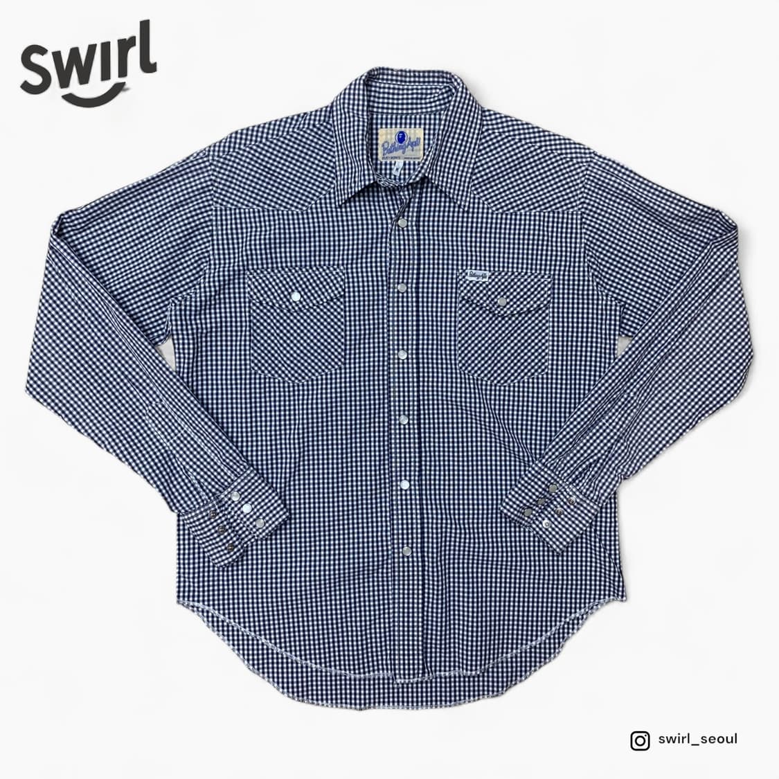 Bape tartan western shirts 상품이미지1