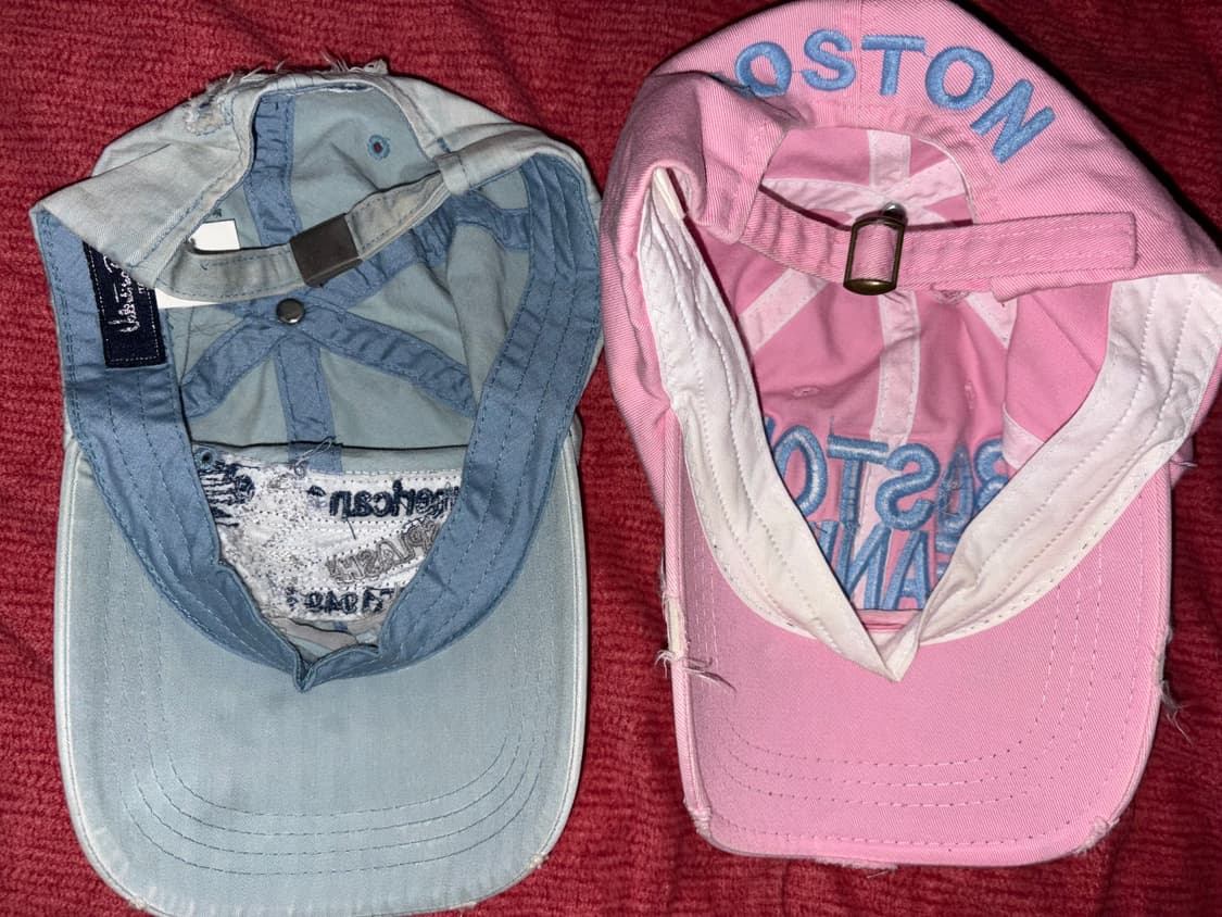 y2k깔 모리걸 아메리칸 빈티지 보스턴 슈팅스타 딸기우유맛 볼캡 모자 상품이미지8