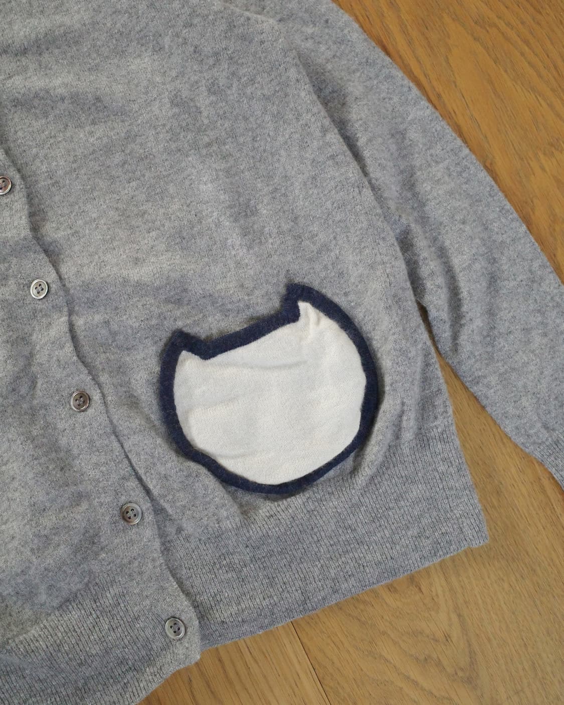 캣 니트 가디건 상품이미지2