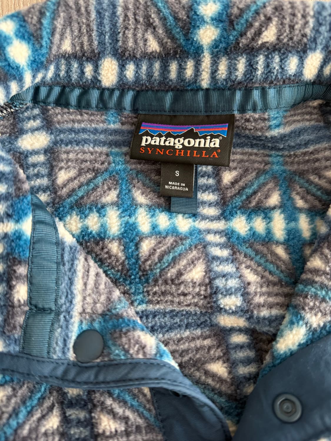 파타고니아 패턴 신칠라 맨즈 S 상품이미지2