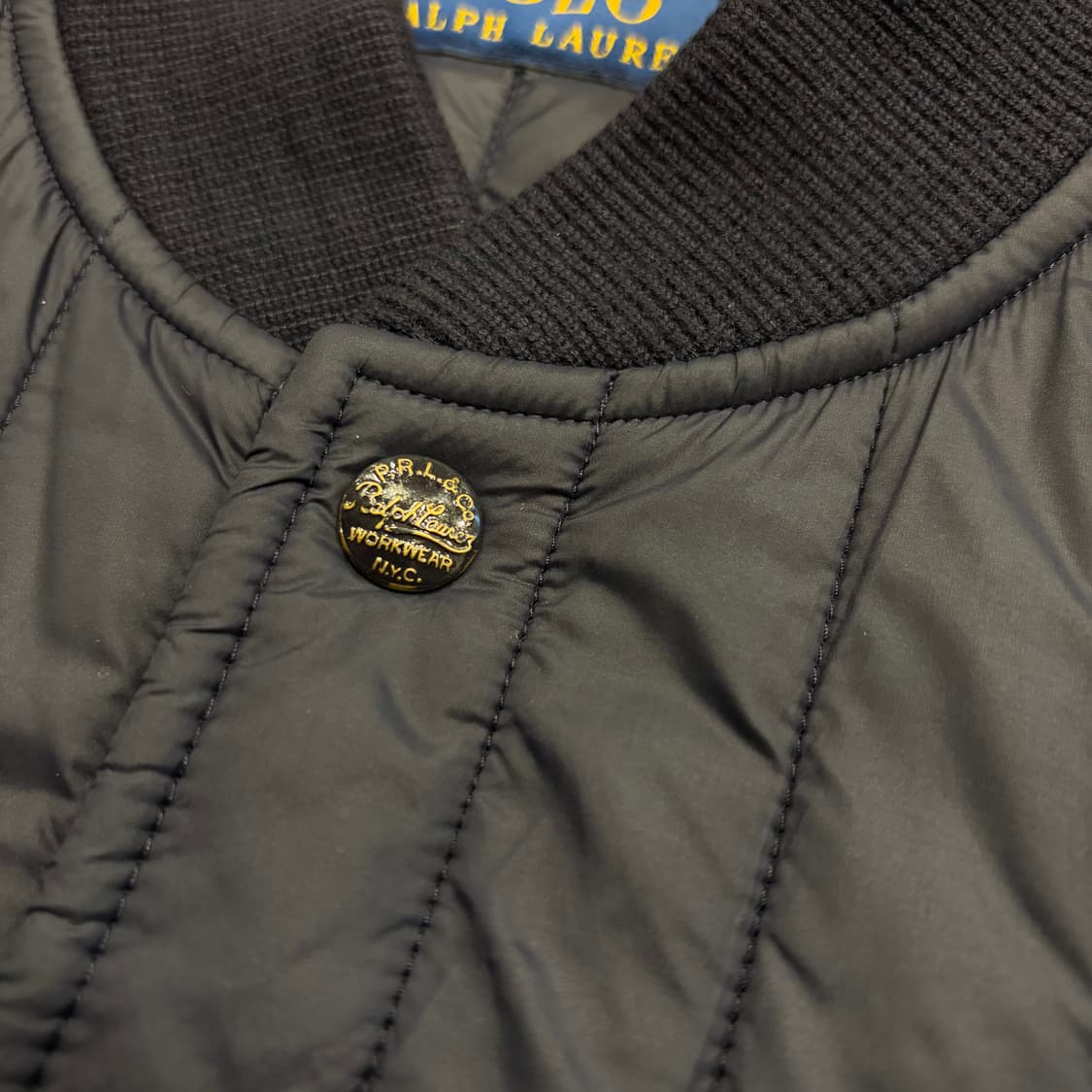 [S] 폴로 랄프로렌 신형 큐알 네이비 퀼팅 자켓 C396 상품이미지4