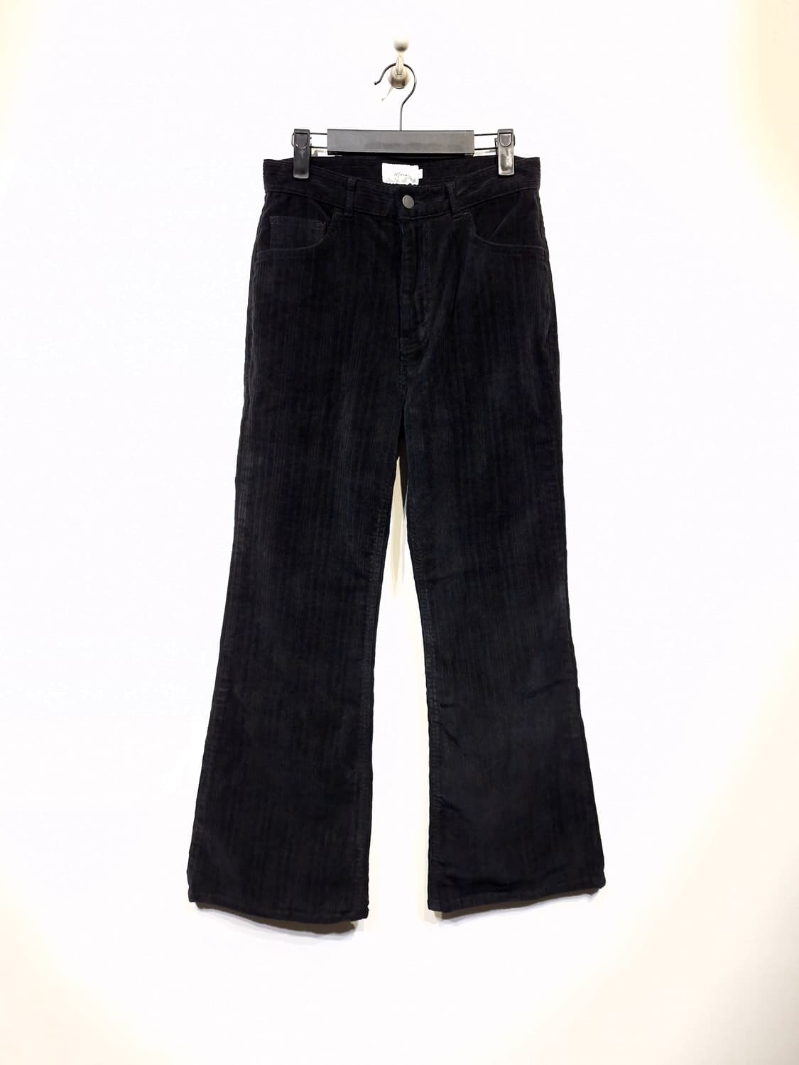 모이아 부츠컷 코듀로이 팬츠 블랙_1 상품이미지4