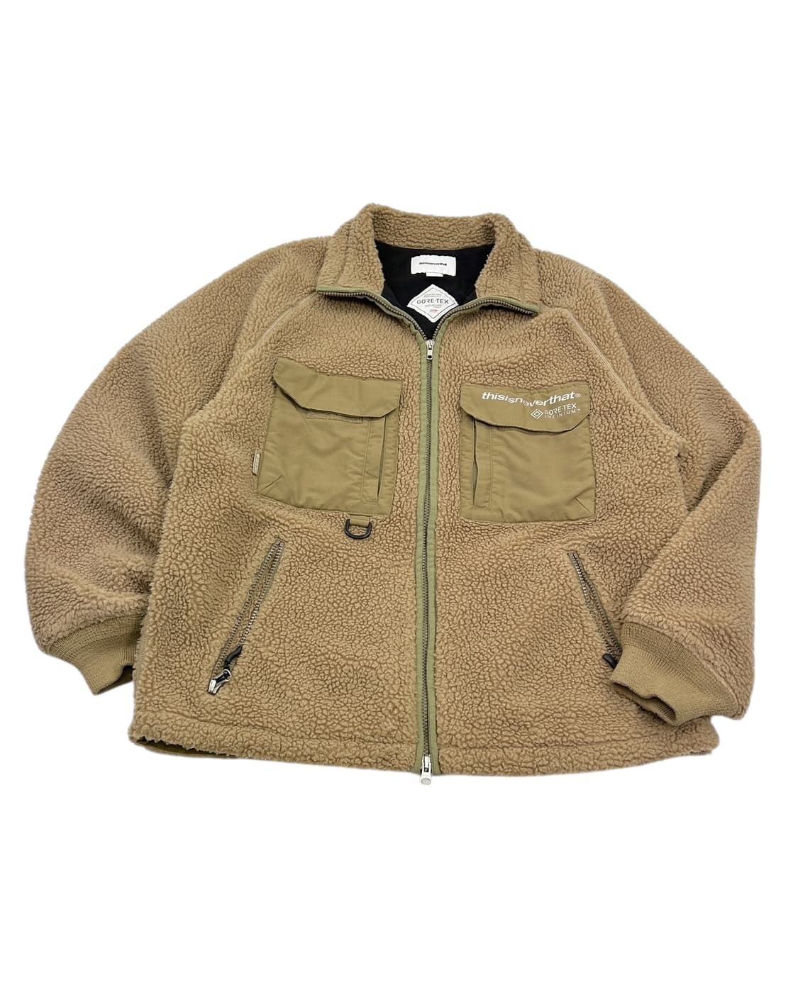 디스이즈네버댓 고어택스 쉐르파 후리스 자켓 탄 베이지 상품이미지1
