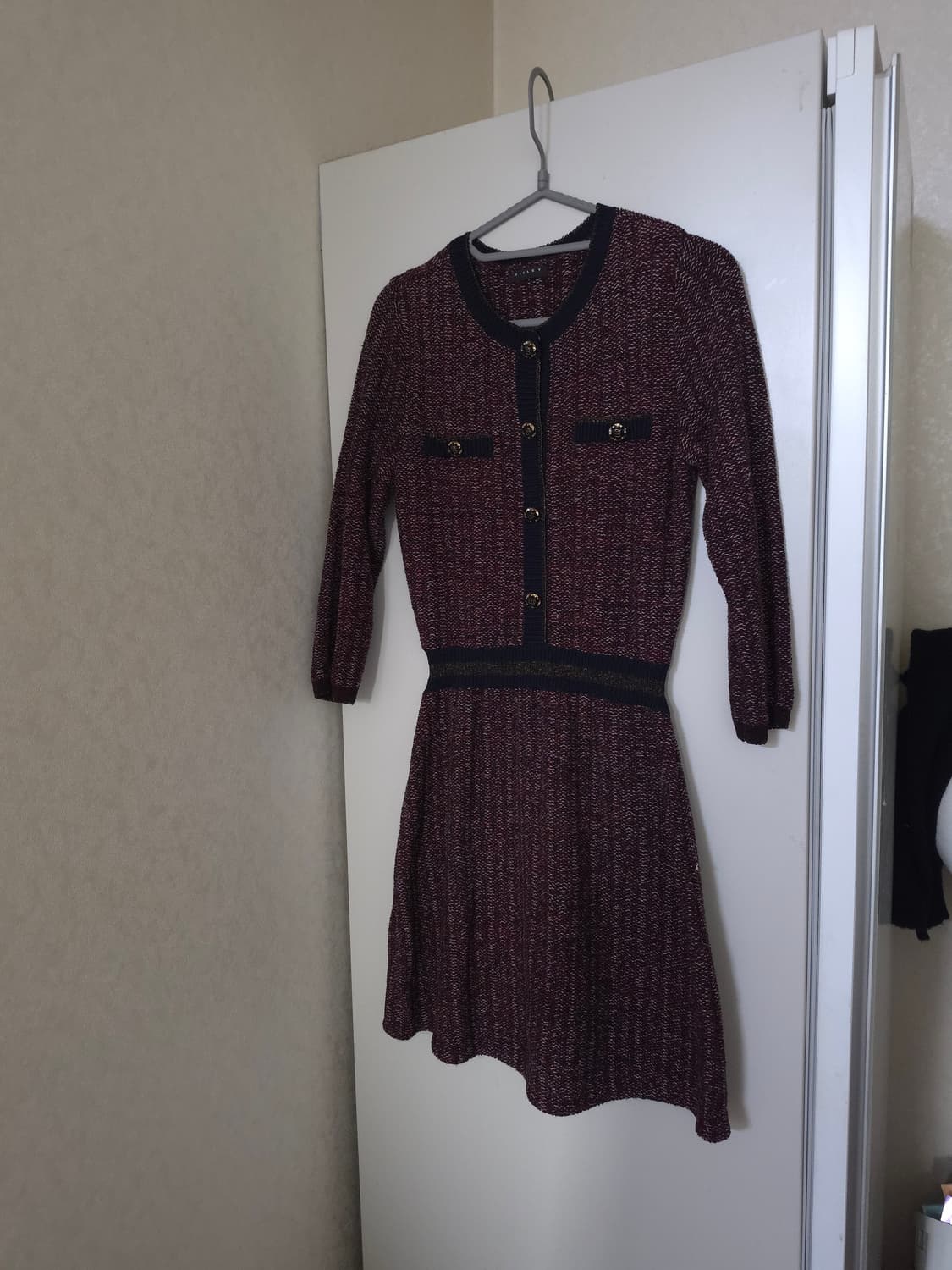 시슬리 트위드 원피스 상품이미지1