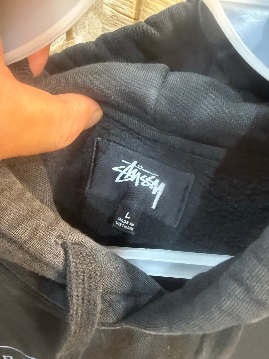 100 정품 스투시 숏슬리브 박시 크롭후드 팝니다 상품이미지2