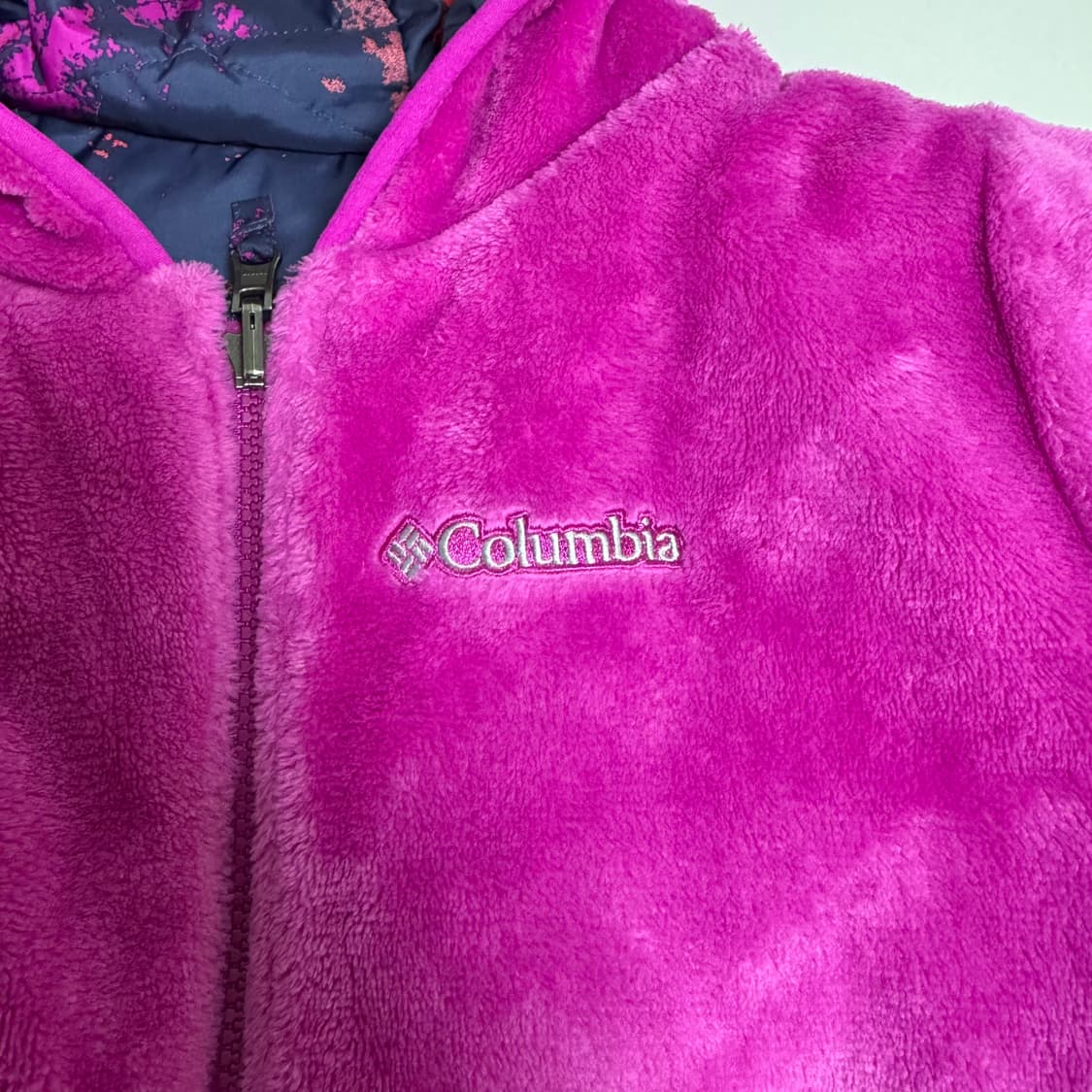 콜롬비아 빅 퍼 리버시블 점퍼 아동 L 상품이미지5