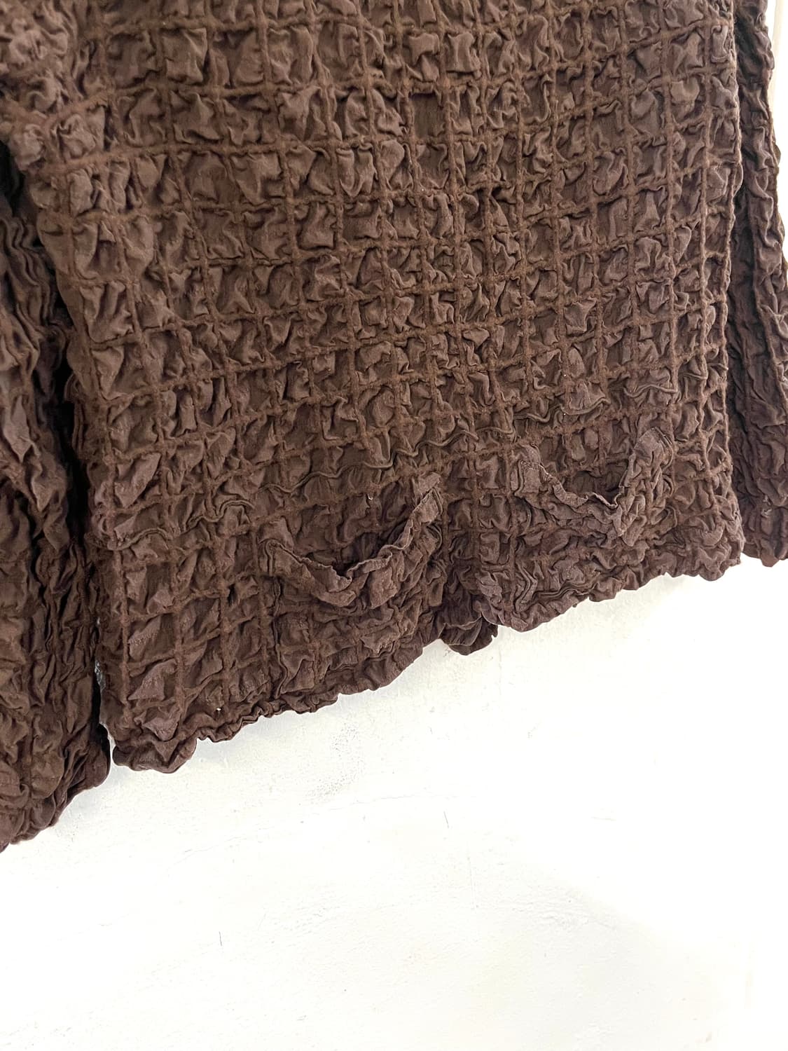 이세이미야케 HAAT 실크 울 링클 자켓 상품이미지6