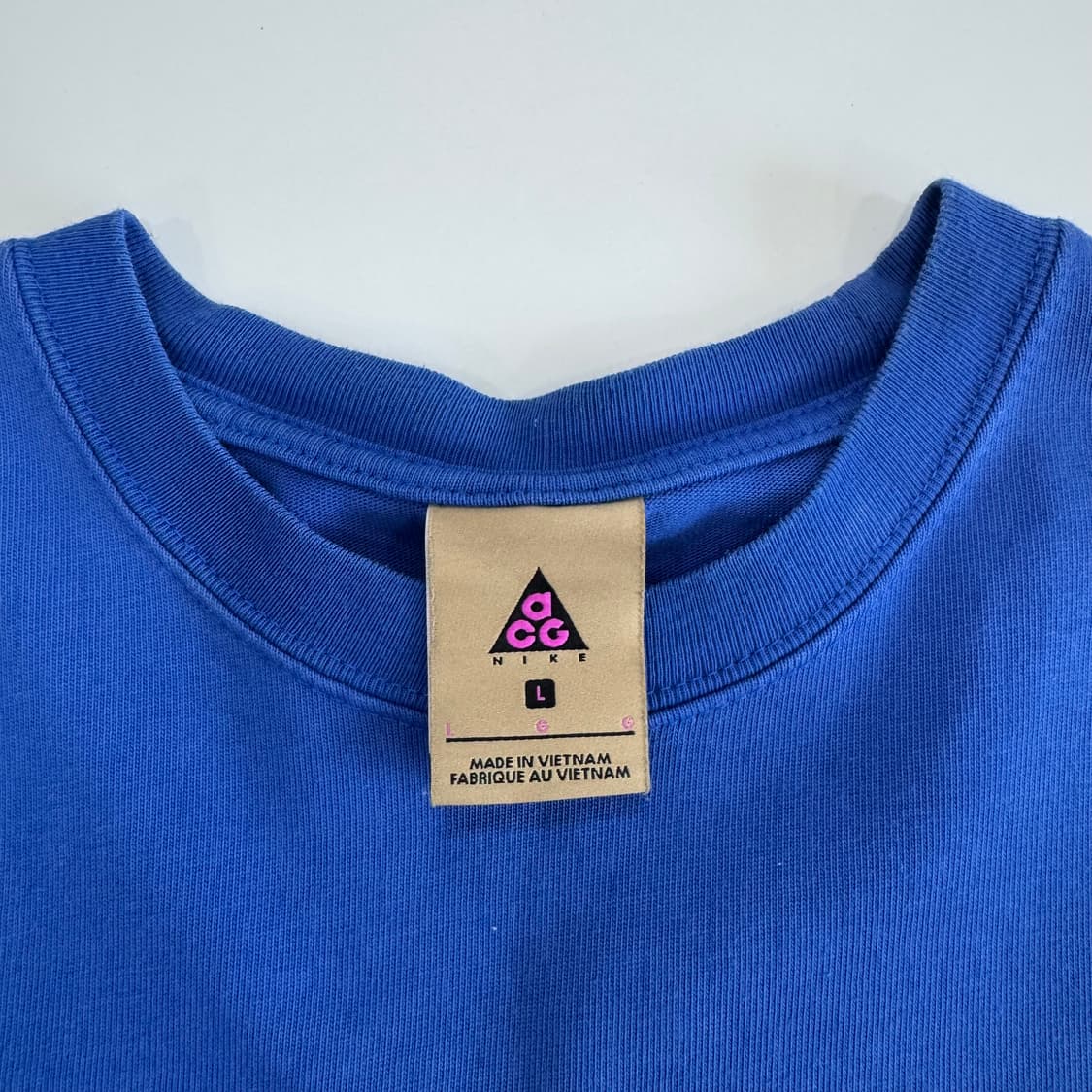 ACG Nike 나이키 스몰 로고 블루 반팔티 상품이미지5