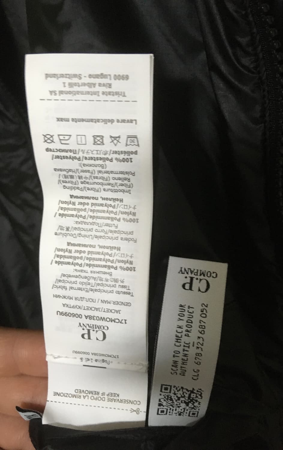 CP컴퍼니 나다쉘 후디드 자켓 블랙 판매합니다  상품이미지8