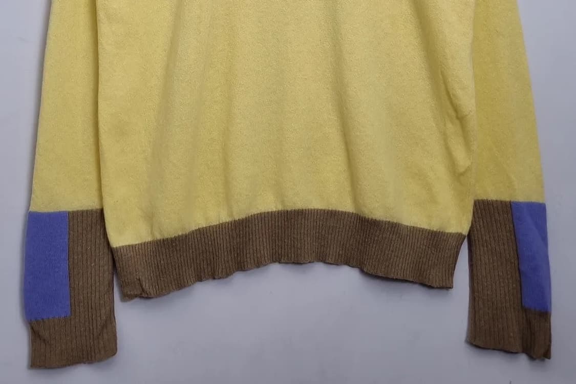 막스앤코 옐로우 울 니트 스웨터  상품이미지4