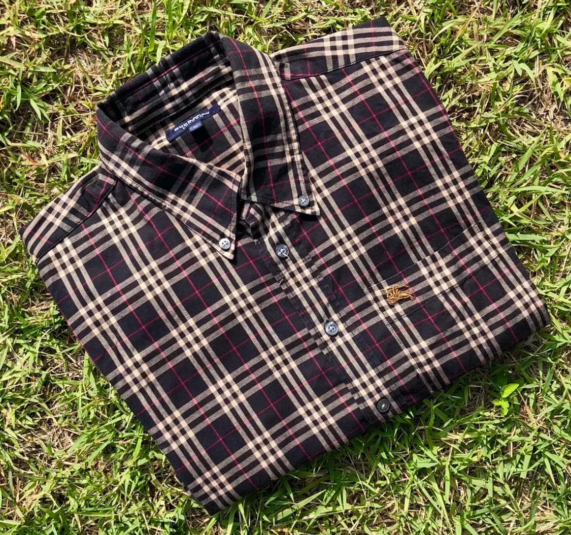 Burberry Nova Check Shirt (Black/Glod) 상품이미지1