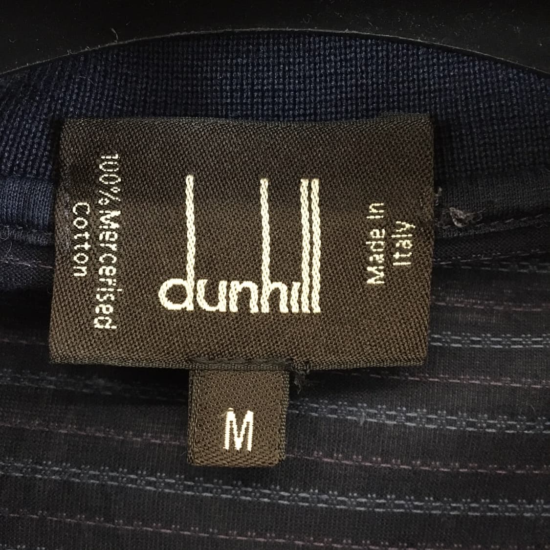 dunhill 던힐 이태리 머서라이즈드코튼 카라티 M  상품이미지5