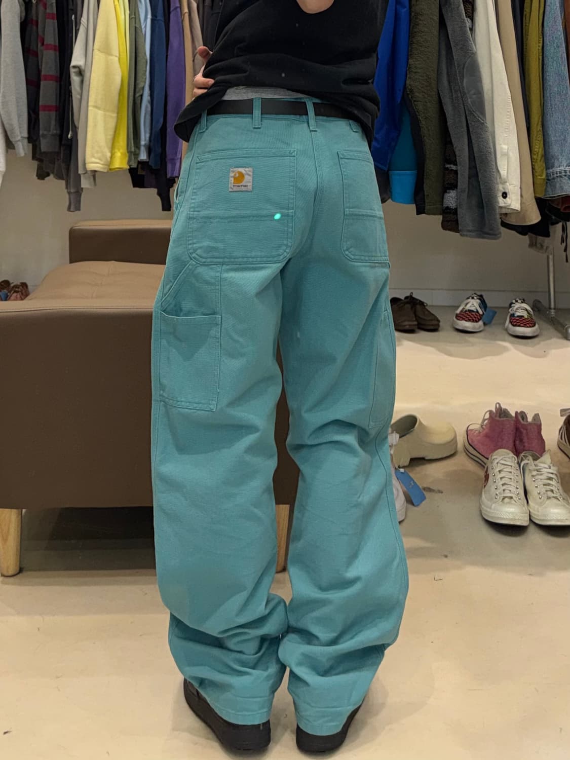 칼하트 wip 싱글니 카펜터 워크팬츠 상품이미지4