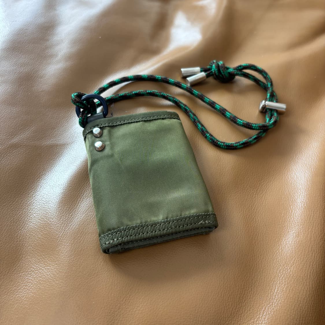 PORTER SACAI 포터 사카이 월렛 지갑 올리브 카키 상품이미지2