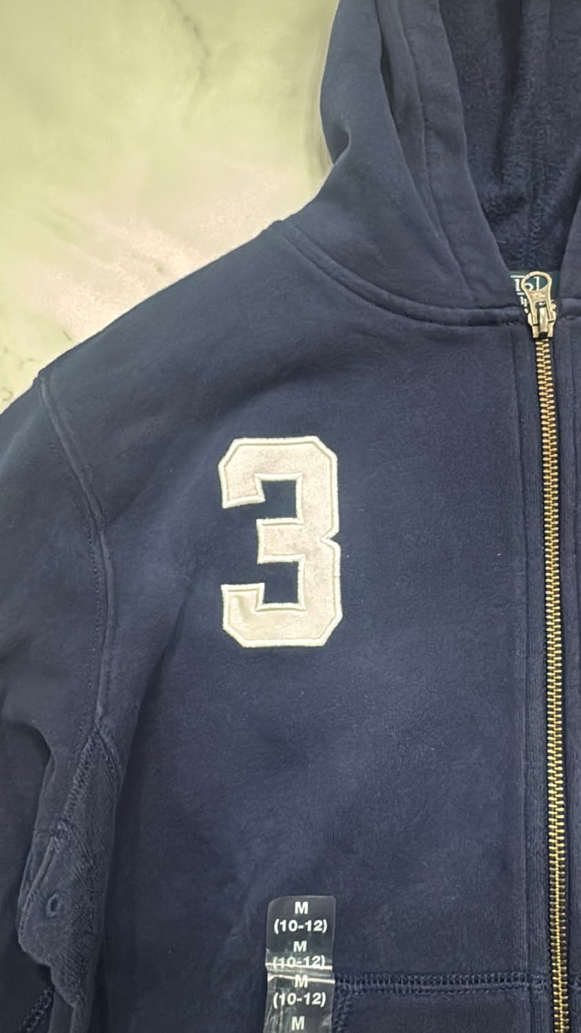 폴로 빅포니 3 후드집업 네이비 상품이미지3