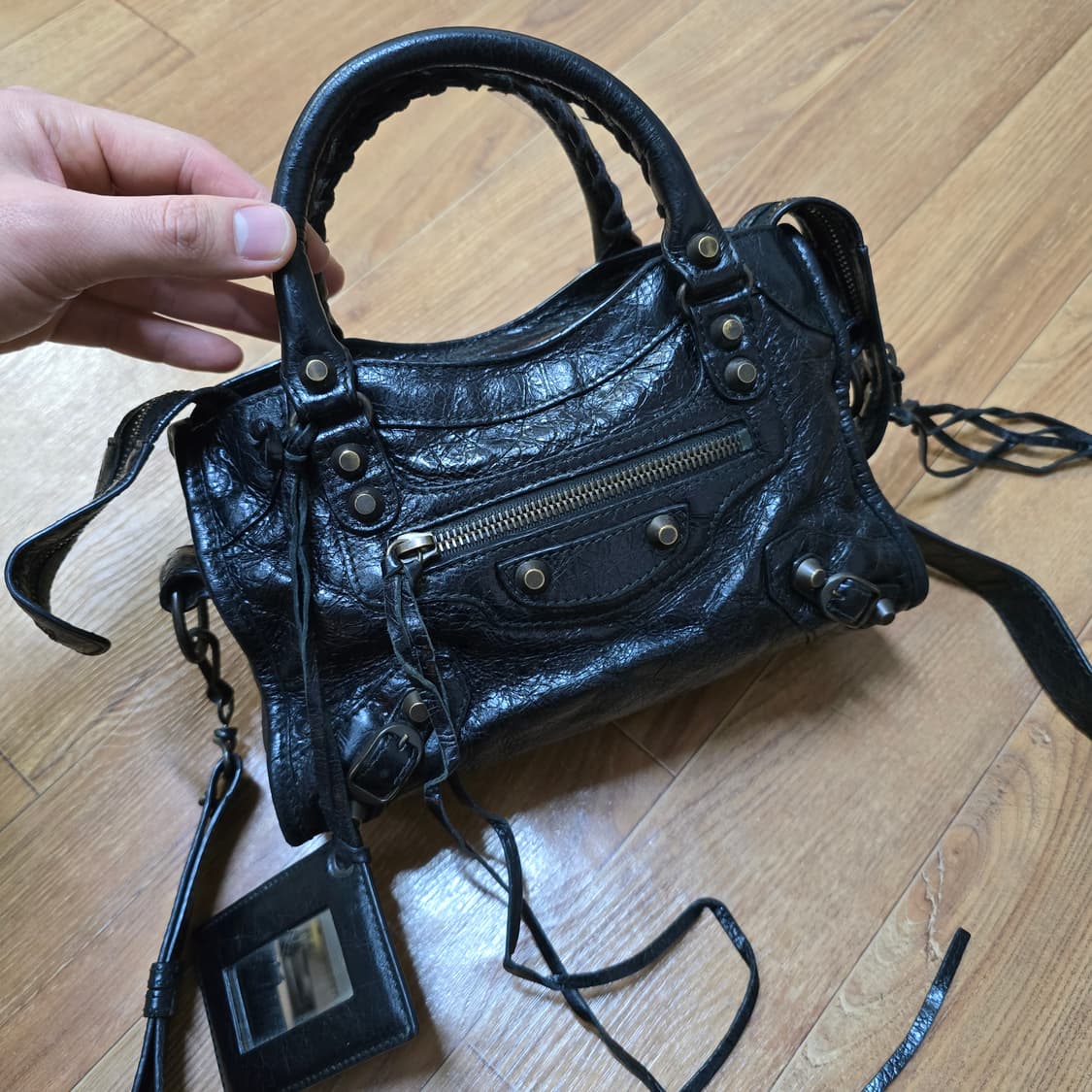 발렌시아가 시티백 모터백 미니 상품이미지1