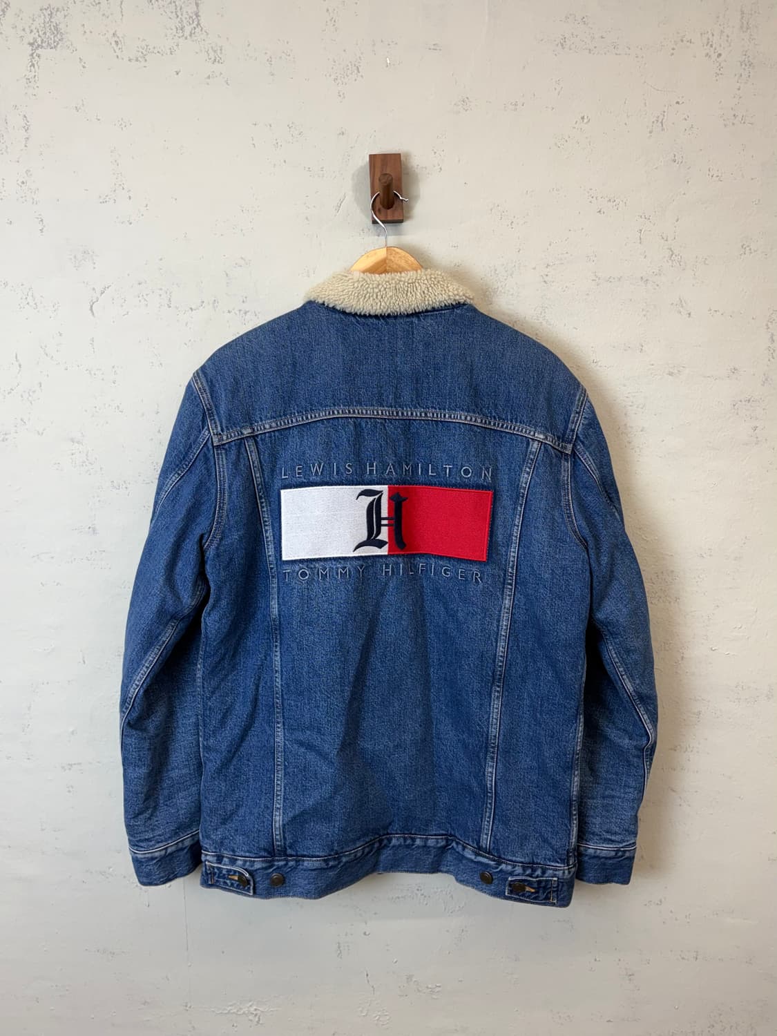 타미힐피거 루이스해밀턴 양털 쉐르파 데님 자켓 상품이미지1