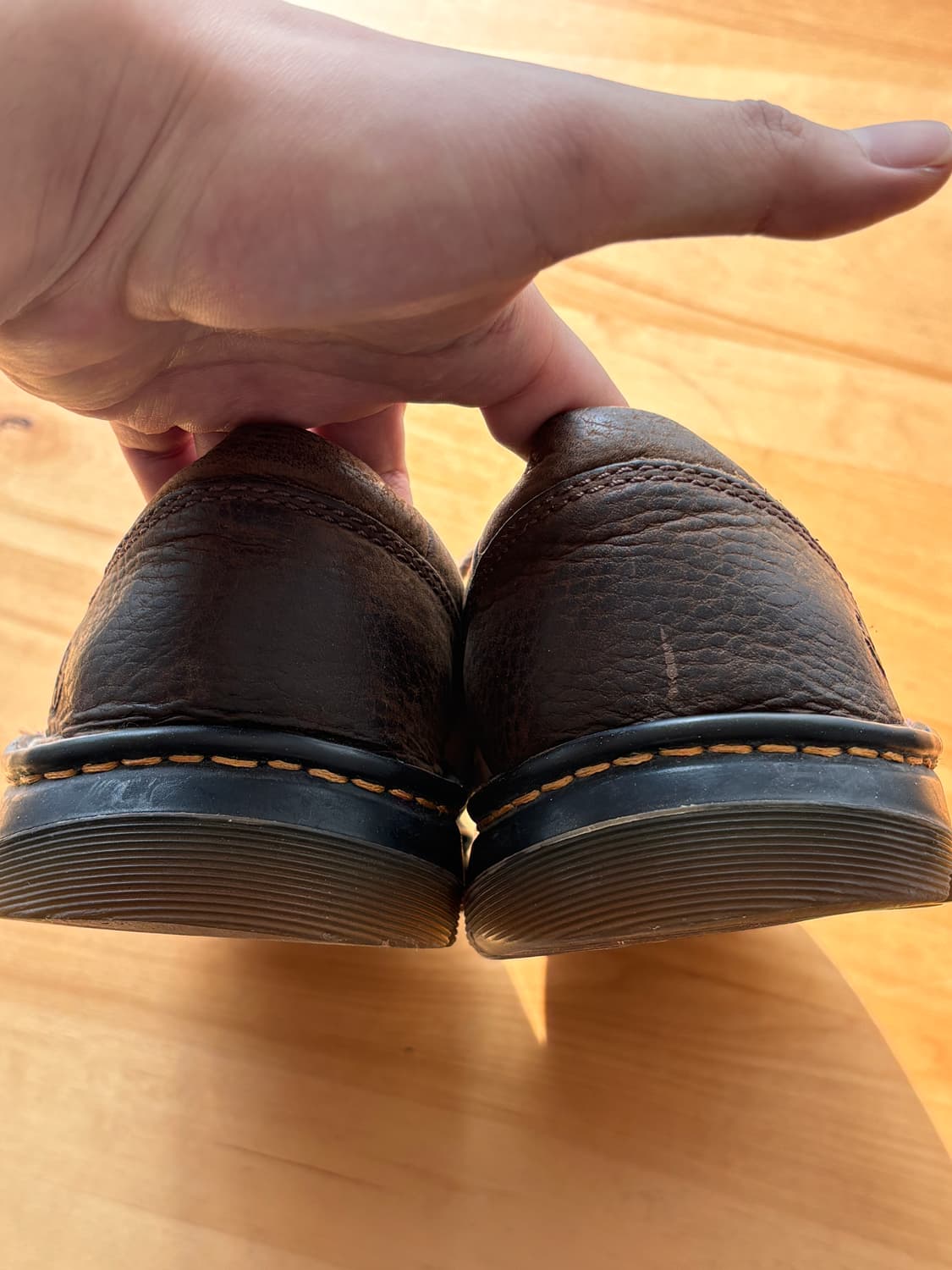 Dr. Martens JOHN 브라운 레더 더비 UK9 (280) 상품이미지6