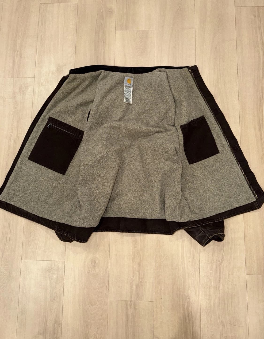 칼하트 쉐르파 J164 디트로이트 자켓 다크브라운 상품이미지4