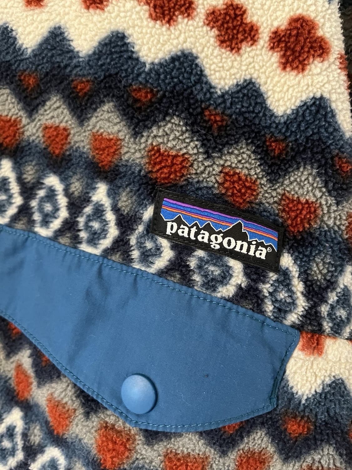 11FW 파타고니아 신칠라 스냅-T 페어아일/블루 멕시코 상품이미지2