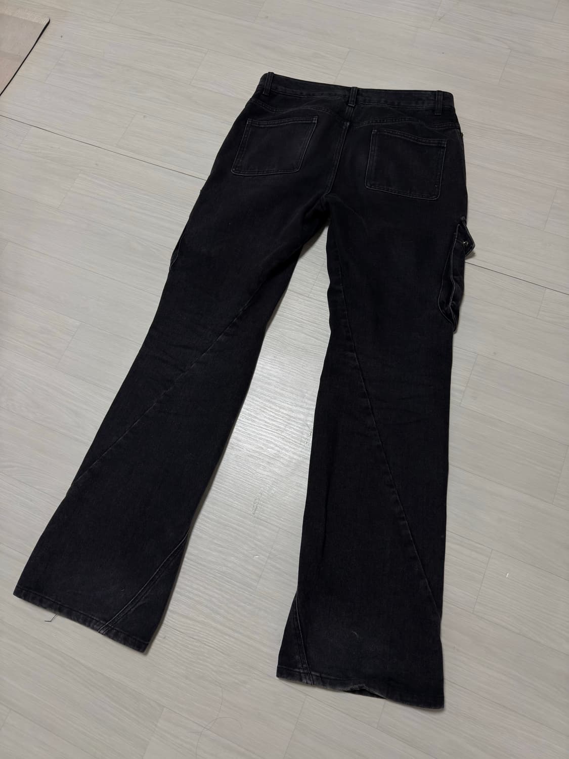 넥스트도어립스 지퍼 카고 세미부츠컷 상품이미지3