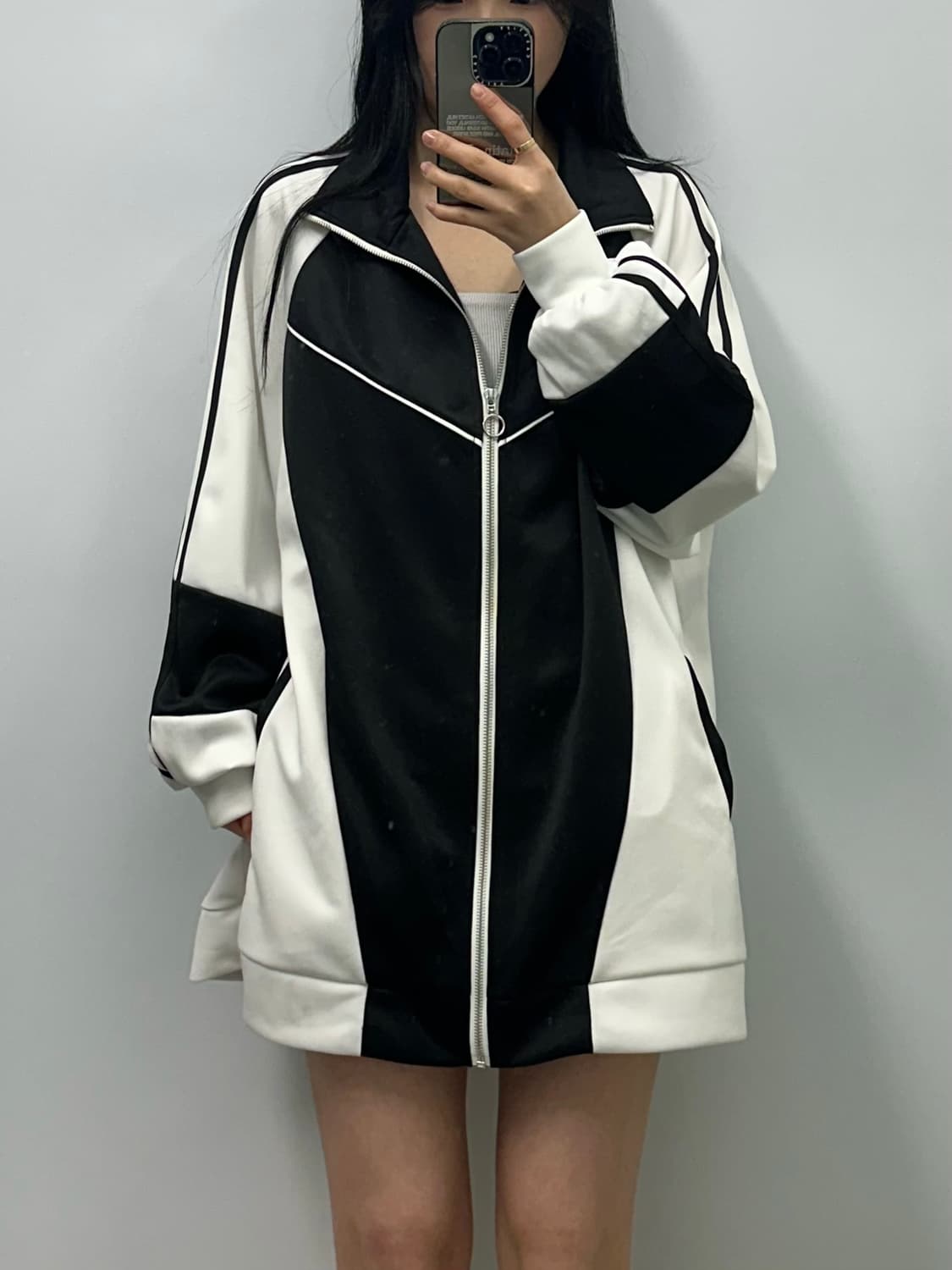 Vintage 빈티지 쿠로미 스컬 펑크 오버핏 져지 상품이미지2