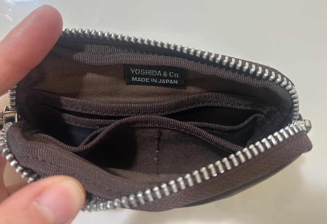 포터 지갑 브라운 코인케이스 상품이미지3