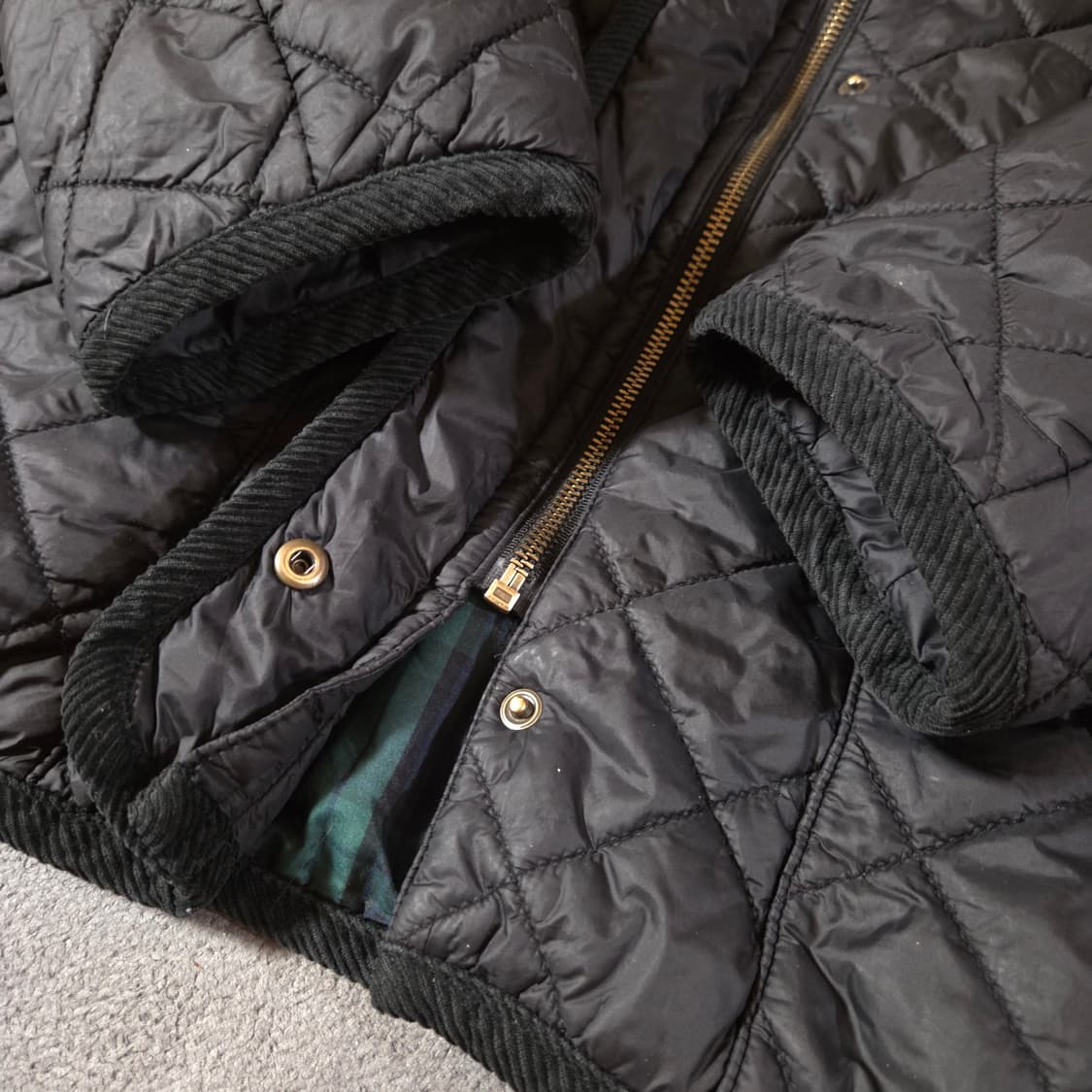 브룩스브라더스 여성 퀼팅 자켓 L 77 블랙 상품이미지5