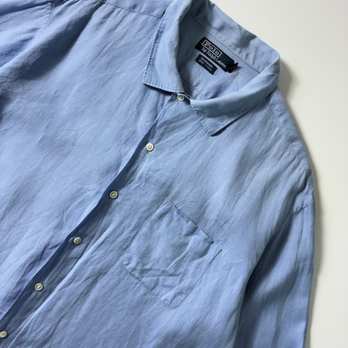 Polo  폴로 랄프로렌 자수 린넨 소라 셔츠  상품이미지2