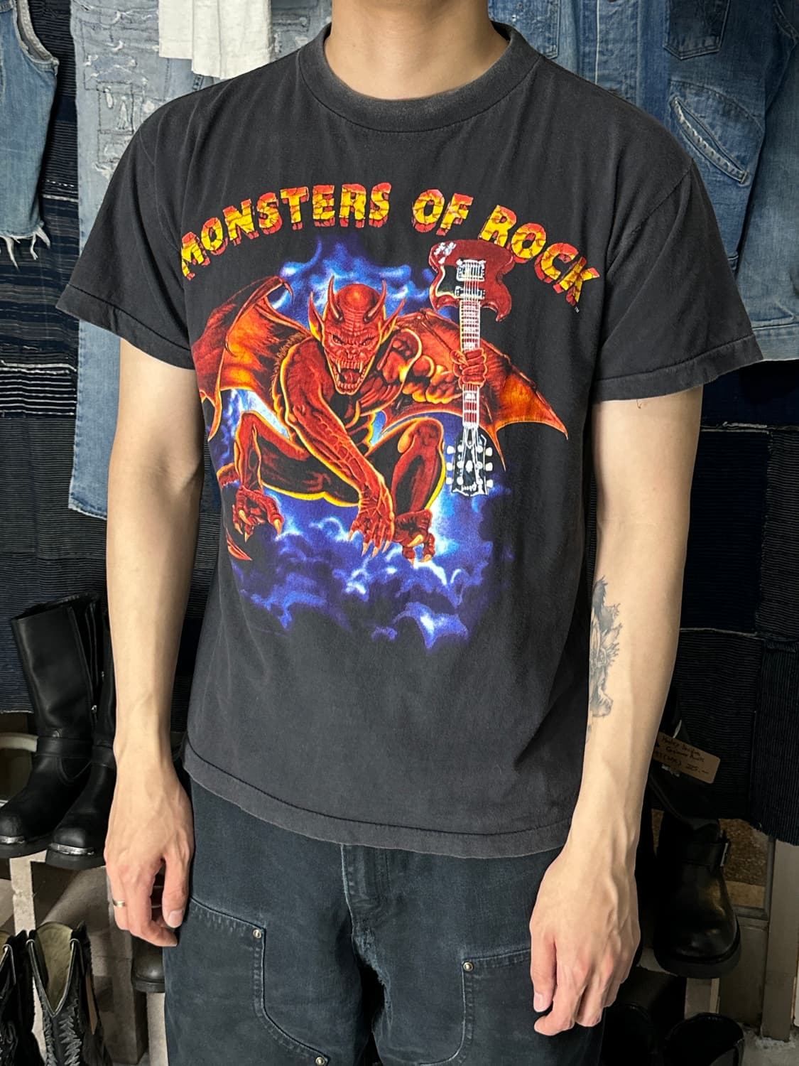90's Monsters Of Rock 1991 티셔츠 빈티지 밴드티셔츠 상품이미지2