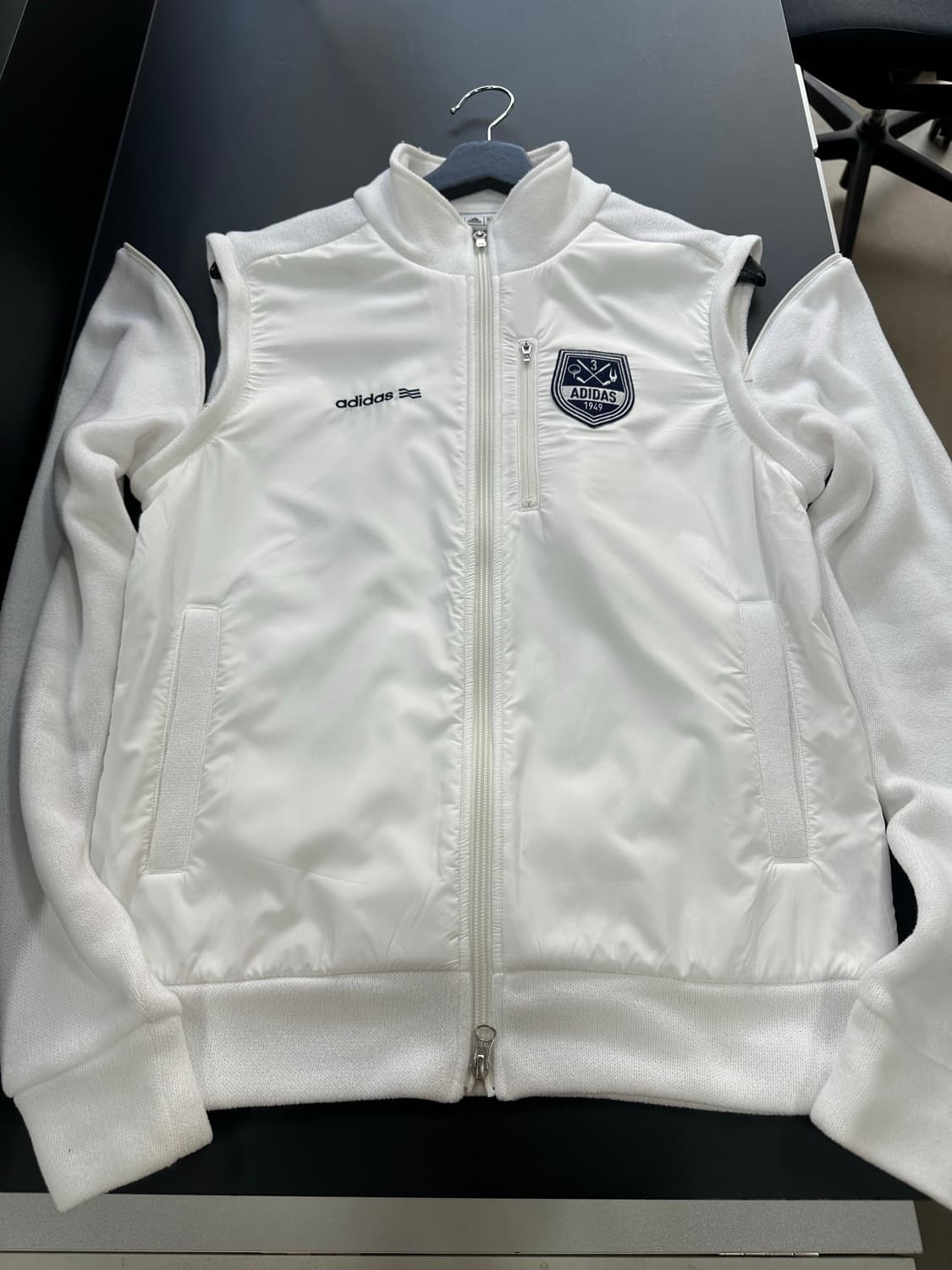 아디다스 1949 오픈암 플리스 투웨이져지 상품이미지6