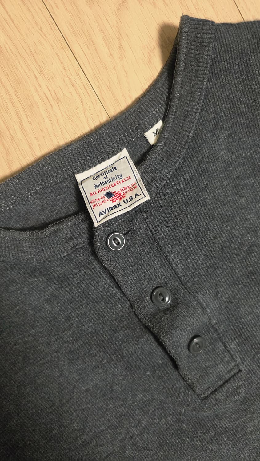 아비렉스 헨리넥 티셔트 상품이미지3